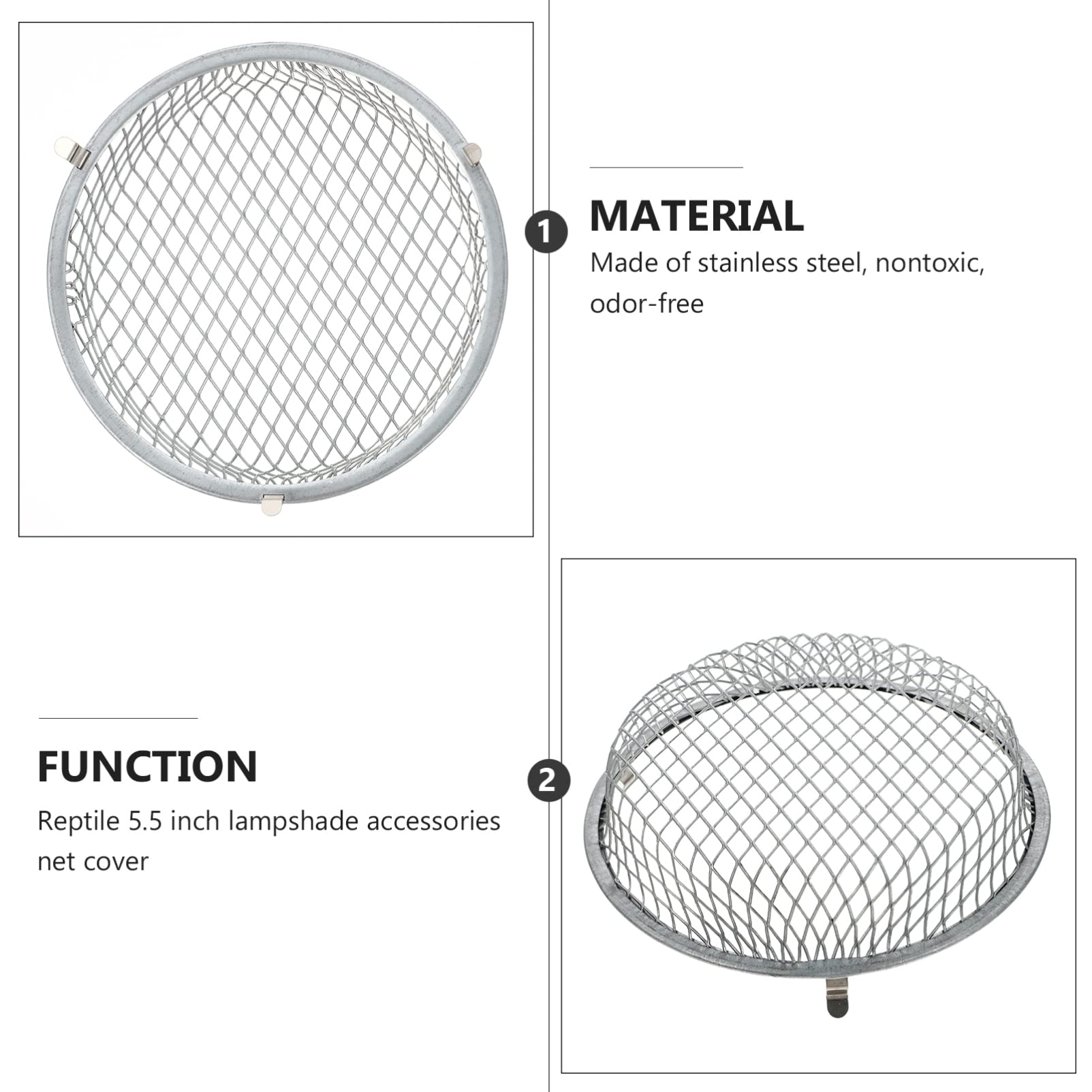 Nuobesty Reptile Heat Lamp Cover Reptile - Scald Lampshade Reptile Box Insulation Lamp Shade